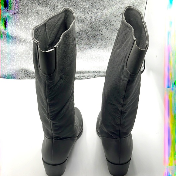 Bagatelle knee high gray color soft leather boots for women size 8.5 - Picture 5 of 8